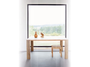 Ventana fija minimalista sala