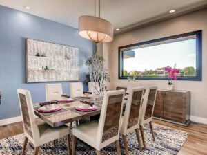 Ventana fija minimalista sala