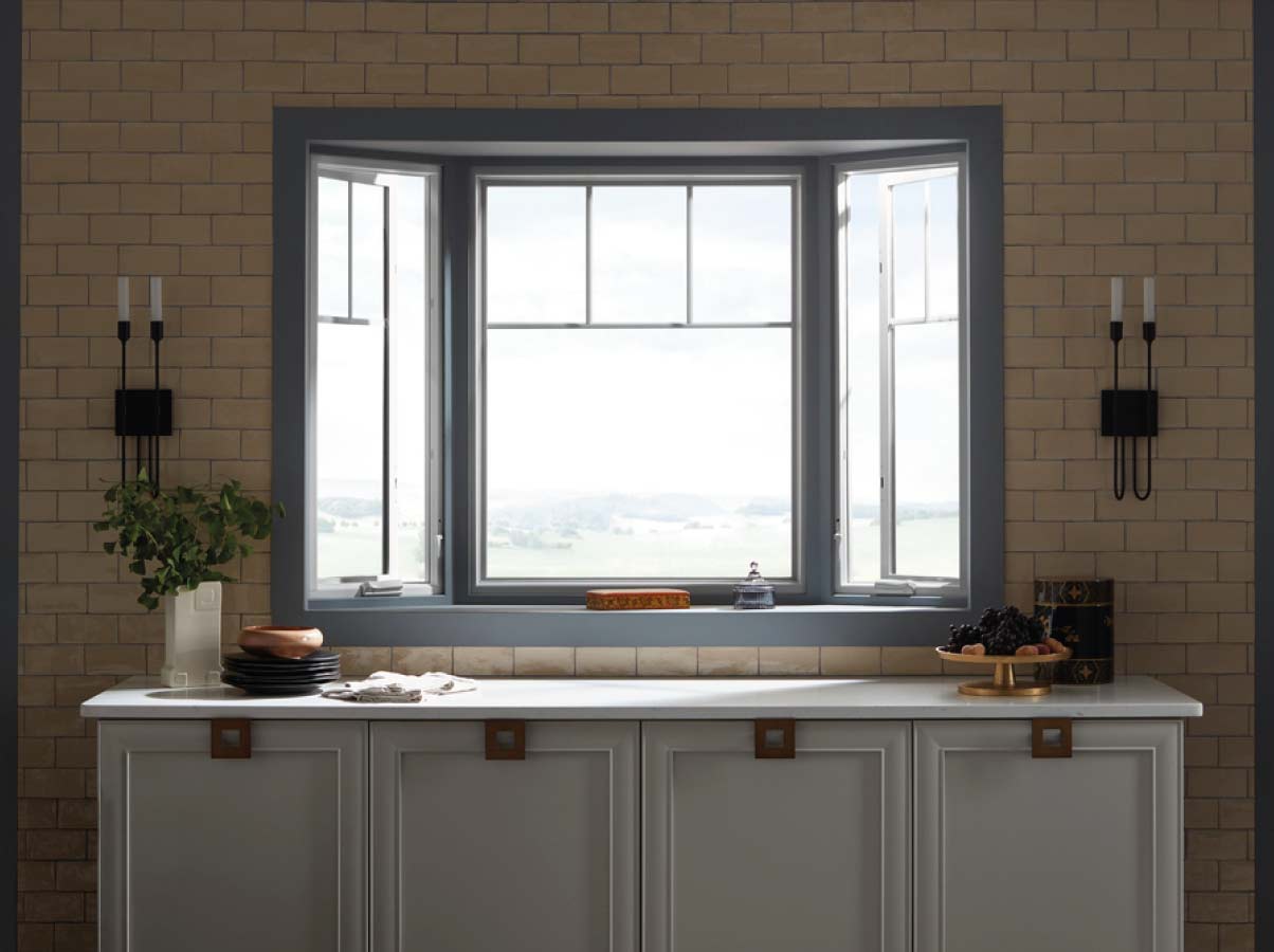 Ventana mirador sala con vista al exterior