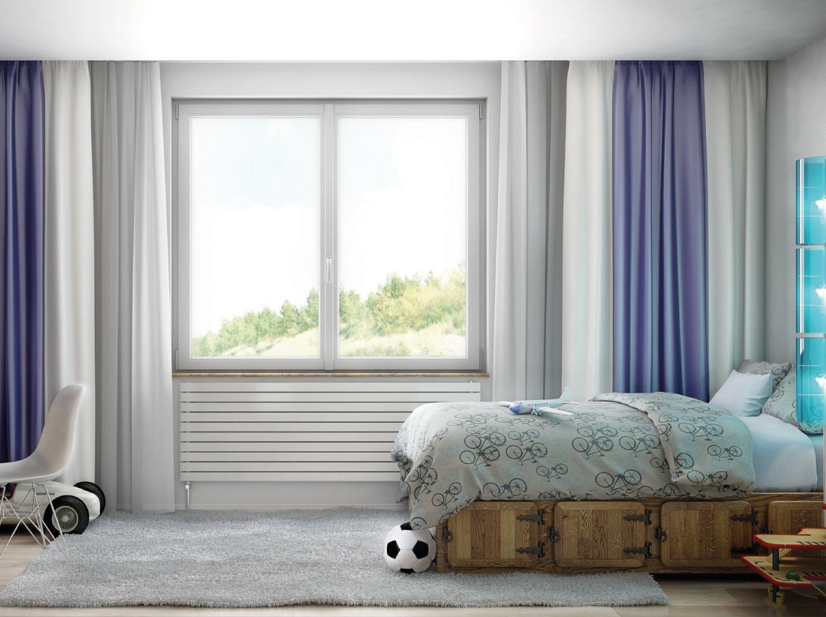 Ventana practicable habitación de niño